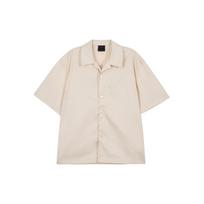 Jordan Essentials Embroidered Logo Retro Casual Single-Breasted Soft Collar Short Sleeve Shirt Men Tops Khaki FN4626-203 S