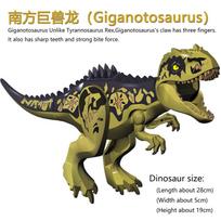 Didelio dydžio dinozaurų konstravimo kaladėlės Giganotosaurus Baltasis Vėjo Dievas Pterozavras Therizinosaurus PASIDARYK pats kaladėlės Žaislai Vaikams Kalėdinės Dovanos