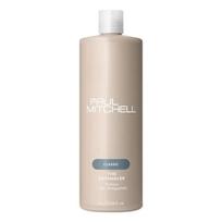 Plaukus glotninantis šampūnas Paul Mitchell Super Skinny Daily Shampoo prieš pasišiaušimą, tinkamas dažytiems plaukams, 1000 ml
