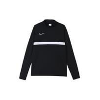Nike ketvirčio užtrauktuko futbolo treniruočių sportinis greitai džiūstantis ilgomis rankovėmis marškinėlis vyriški viršutiniai drabužiai Juodas CW6111-010 S