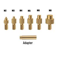 Universal 3D Printer Hot Melt Nut Press Head - Soldering Iron Tip for Nut Embedding (M2-M8)
