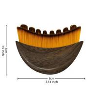 Veido limfos kontūrų šepetėlis žandikauliui ir smakrui sculptinti limfos drenažui ir tiksliam odos prigludimui 1 vnt. Grožio volelis kasdien 1 pack