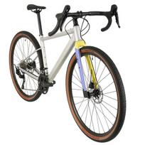 Gravel dviratis BMC URS AL TWO GRX 2x10 Raw Alloy/Geltona/Violetinė