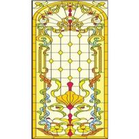 Langų plėvelė Matinė Vitražo plėvelės Individualizuotas Privatumas Statinis prilipimas Vintažinis Durų lipdukas Biuro Namų Vonios kambario dekorui 40x60cm