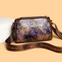 Prabangi šviesaus rašto moteriška odinė paštininko rankinė dizainerių krepšiai aukštos kokybės moteriškos peties crossbody rankinės