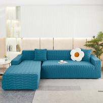 Aukščiausios klasės elastingas vienspalvis storas adata sustorintas žakardo sofos užvalkalas reljefinis užvalkalas nuo dulkių viskas įskaičiuota sofos užvalkalas Single sofa cover