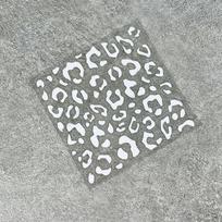 1 vnt. Leopardų rašto lipdukai automobiliui, lipdukai ant galinio vaizdo veidrodėlio, vandeniui atsparūs dekoratyviniai DIY viniliniai lipdukai automobilio langams 15x15CM