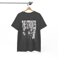 2026 Summer Fashion Tee Men Women Vintage Top Indie Rock Band Tee _ Strokes Inspired Hip Hop Streetwear Oversized Tshirt Short Sleeve Casual Clothing 4XL