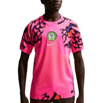 Nike Dri-Fit 2026 Season Nigeria Team Goalkeeper Fan Version Quick-Dry Short Sleeve Football Shirt Men tops IB5313-645 XL