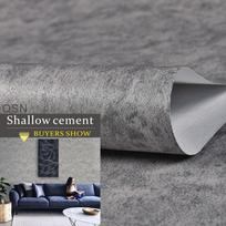 Cemnto lipnios vinilinės tapetos Miegamojo drabužių parduotuvės Pilkos Šiaurės pramoninio stiliaus sienų lipdukai Kambario dekoras Kontakto popierius 40 x100 Cm