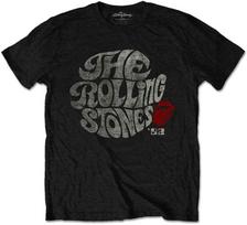 The Rolling Stones Marškinėliai Sūkurys Grupės Logotipas 82 Oficialūs Unisex Juodi XXXL juoda