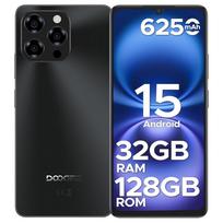 DOOGEE Note 58 Android išmanusis telefonas 16, 32(8+24) GB+128GB/2TB TF Mobilusis telefonas, 6,75  HD+ 90Hz ekranas, 6250mAh, 16MP+8MP Mobilusis telefonas atrakintas, 4G dviejų SIM kortelių juoda