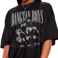2026 BTS Mada Vyrai Moterys Vintage Viršutinė dalis Bangtan Boys Marškinėliai Kpop Arirang Albumas, Dovanos Gerbėjui Hip Hop Gatvės apranga Per didelis Marškinėlis 4XL