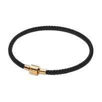 Pandora Minimalistinio dizaino apyrankė Unisex apyrankė Juoda 564530C01 Box,17.5 CM