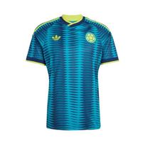 Adidas Kolumbija 26 išvykos marškinėliai Komandos tamsiai mėlyni/Paslaptingi žali vyriški viršutiniai drabužiai JL6974 L