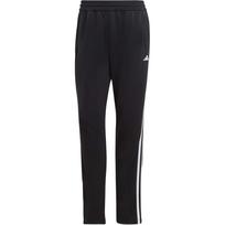 Adidas Aeroready Train Essentials Megztos sportinės kelnės su trimis juostelėmis ir kontrastinga elastine juosta Moteriškos kelnės Juodos HZ5646 XXL black