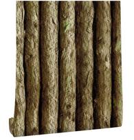 Viniliniai 3D rąstinuko namelio lipni tapetai 6m*45cm Nulupkite ir klijuokite kontaktinis popierius baldams, virtuvei, namų stalviršiui dekoruoti PASIDARYK pats 6mx45cm