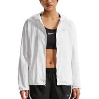 Nike As W Nk Tempo UV apsaugos striukė Vienspalvė Užtrauktukas Su gobtuvu Ilgomis rankovėmis Moteriškos striukės IH7974-100 M