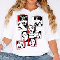 2026 Summer Fashion Trendy Tee Men Women Vintage Top Kpop BTS 2.0 Arirang Shirt, BTS Tour 2026 Cute Group Graphic Tee, Fan Inspired Merch 4XL