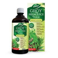 Dabur Giloy Neem Tulsi Juice 1 L Ayurvedic Herbal Drink Giloy Neem Tulsi Natural Wellness Detox Daily Health Support