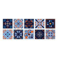 PVC lipnus lipdukas vandeniui atsparus „pasidaryk pats“ plytelių lipdukas Baldams vonios kambarys virtuvės sienų lipdukai Nuimami plytelių lipdukai 1 Set 10x10cm 10PCS