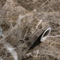 Imitation Marble Self-Adhesive Waterproof Kitchen Countertop Oil Resistant Wallpaper Stone Pattern Bathroom PVC Refurbished Film 1M x 40CM