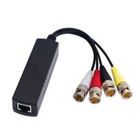 4Channel Clearly Video Balun Transceiver for Seamlessly CCTV Monitoring Over Twisted Pair Cables 720P;960P;1080P≤300M 1