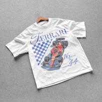 Ferrari F1 2025 Charles Leclerc #16 ir Lewis Hamilton 44 Vairuotojų Sudėtis Retro Grafika Negabaritinis Gatvės Drabužis Gerbėjų Prekės T-shirt Viršus F1 Entuziastams 4XL