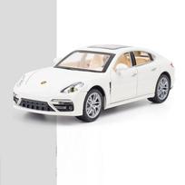1:24 Porsche Panamera Sportinio automobilio Modelis Metalinis Lydinys Su Garsu ir Šviesa Atitraukiamas Kolekcionuojamas Vaikų Žaislas Dovanos balta