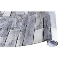 Grey Stone Wallpaper Peel And Stick Wallpaper Self Adhesive Brick Wallpaper Removable Waterproof Decoration Sticker For Kitchen 1mx45cm