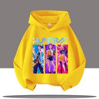 Autumn 3D KPop Demon Hunters Printed Hoodies Fashionable Casual Sports Long Sleeved Children's Boy and Girl Kids Unisex Hooded Sweatshirts 100