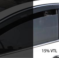 Saulės UV apsaugos lango plėvelės lipdukas, Automobilio langų tamsinimo plėvelė Tamsiai juodos spalvos automobilio plėvelės tamsinimo plėvelė Stiklo automobilio 40x100 cm