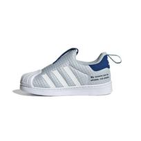 Adidas Originals Superstar 360 Tinklelio Patogūs Apvalūs Pirštai Patvarūs Žemi Sportbačiai Kūdikių Batai Balti Mėlyni FX4930 21