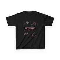 BLACKPINK K-Pop parašai ir rožinis logotipas Grafinis Oversized Streetwear Marškinėliai Viršus jaunimui ir vaikams BLINK ir K-Pop gerbėjų šeimoms 4XL