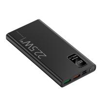 30,000 mah portable power bank, (USB/Type-C) portable charger, LED digital display, suitable for outdoor travel and emergency backup power bank juoda