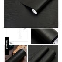 Atsparus vandeniui PVC medžio rašto baldų renovacijos lipdukas Lipni tapetų plėvelė spintos, komodos, stalviršio, durų dekoravimui 1m x 40cm