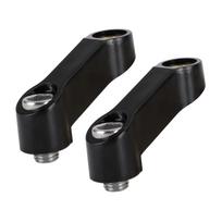 Motociklo Plastikinis Veidrodžio Prailgintuvas-Paaukštinimas-Išplėtimas Juodas 10mm - M10 Yamaha