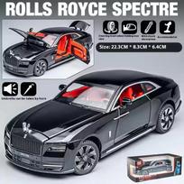 1:24 Blizgančio Lydinio „Rolls-Royce“ Modeliniai Žaisliniai Transporto Priemonės, Geriausia Kolekcija Transporto Priemonių Entuziastams, Kalėdinės/Gimtadienio Dovanos juoda