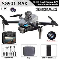 SG901 MAX GPS Dronas Profesionalus 8K Oro HD Vengiantis Kliūčių Su Didesniu Ekranu Nuotolinio Valdymo Sulankstomas Bešepetėlis Dronas 1 battery
