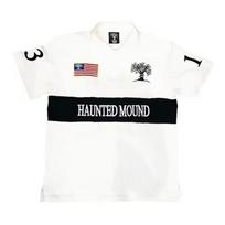 LUXEON America Retro Street Hip Hop Short Sleeve Shirt Y2k Men Casual Embroidery Cotton Top Baseball Clothing M balta