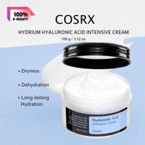 COSRX Hyaluronic Acid Moisturizing Cream 100g, Deep Hydration, Long-Lasting Moisture, Lightweight, Fast Absorbing, K-Beauty, Korean Makeup 100g/3.52 oz.