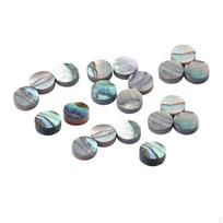 20 Count Guitar Inlay Dots for Fingerboard Use, Decorative Markers Bass Instruments 2.0mm