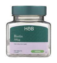 Holland & Barrett biotinas, 300 mcg – 120 tablečių