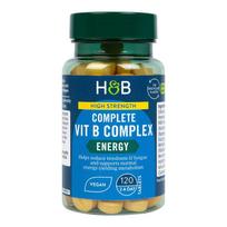 Holland & Barrett didelio stiprumo kompleksinis vitamino B kompleksas – 120 tablečių