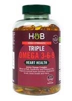 Holland & Barrett didelio stiprumo trigubos omega 3 - 6 - 9 – 120 kapsulių
