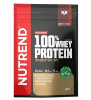 Nutrend 100% išrūgų baltymų milteliai, šokolado ir kakavos skonio – 400 g
