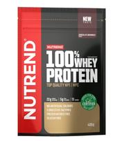 Nutrend 100% išrūgų baltymų milteliai, šokoladiniai pyragaičiai - 400 g