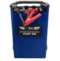 Automobilių akumuliatorių pakrovėjas/paleidimo prietaisas Adler START-625; 12-24 V