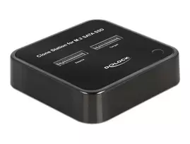 „DeLOCK SSD doko stotis 1xUSB-C/2xM.2 kortelių lizdai, juoda“