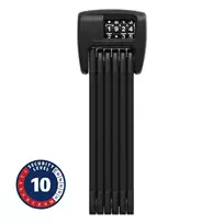 Spyna ABUS BORDO™ Combo 6000C/90 LED Black SH // sulankstoma, su LED šviesa, 90 cm (juoda)